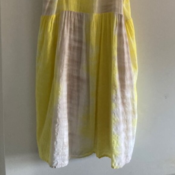 MAHINA HAWAII MADE IN LOVELY DRESS LIGHT SLEEVELESS RESORT WEDDING BEACH LUAU SM - Picture 3 of 11